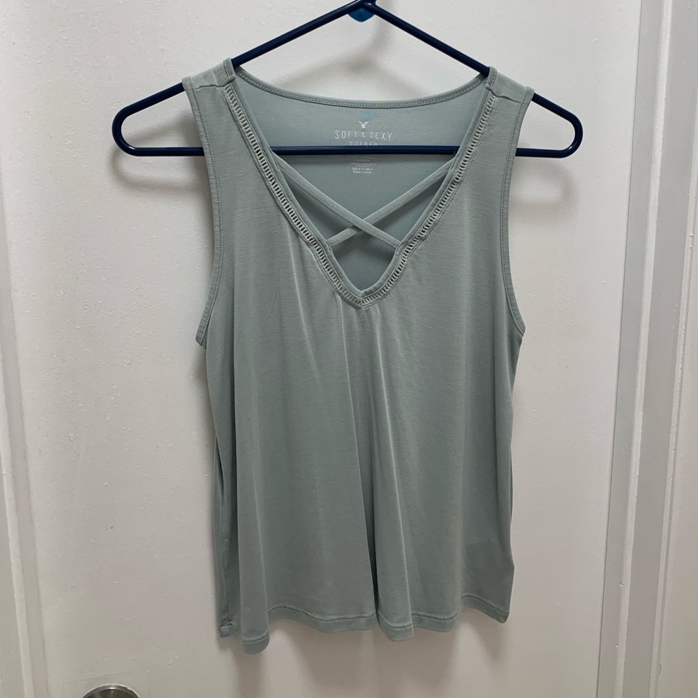 American Eagle Mint Tank Top